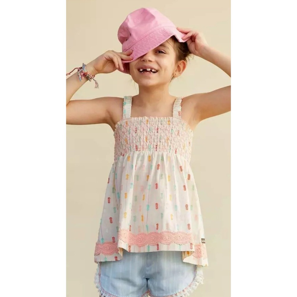 Matilda Jane Girls Dream chasers In the Hammock Tank Top Size 8 New